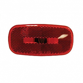 Peterson Mfg. Side Marker Light - 4-1/16 inch x 2 inch Red Incandescent 