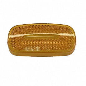 Turn Signal-Parking-Side Marker Light Lens Fits Peterson Light Series 562-1/ 566-1 Amber Lens