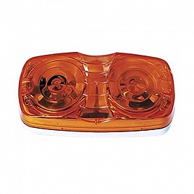 Peterson Mfg. Turn Signal-Parking Marker Light Lens 138A/ B/ C/ G/ R And 139A/ R - Amber