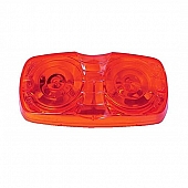 Peterson Mfg. 138R And 139R Turn Signal-Parking Marker Light Lens Replacement Red
