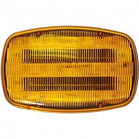 Peterson Mfg. Warning Light LED Amber Lens 6 inch Magnet Mount Battery Operated