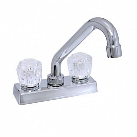 Phoenix Products Faucet 2 Handle Chrome Plastic for Kitchen PF211304