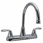 Phoenix Products Faucet 2 Lever Handle Chrome Plastic for Kitchen PF231302