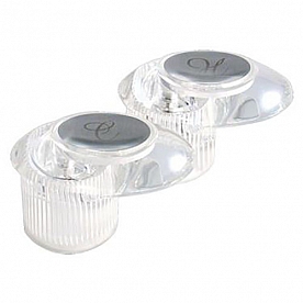 Phoenix Products Faucet Handle Clear Acrylic Set Of 2 for Catalina PF287029