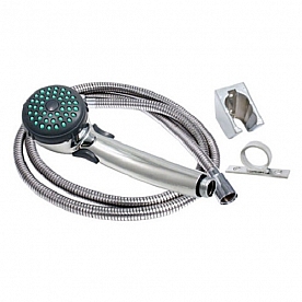 Phoenix Products Shower Head Plastic with 60 inch Vinyl Hose - PF276044