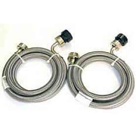 Clothes Washer/ Dryer; Inlet Hose; Reinforced; 5 Foot Length; Set of 2