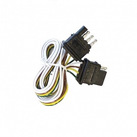 Pollak Trailer Wiring Flat Connector - 4 Way 24 Inches Length - 12-412E