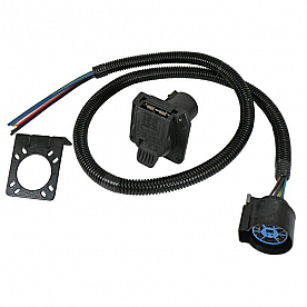 Pollak Trailer Wiring Connector Kit - 7 Way RV OEM Replacement Socket - 11-898