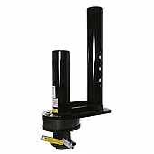 PopUp By Youngs 9 inch Offset - 4 inch Round Tube Cushion Coupler - 2-5/16 inch Ball - CC4