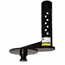 PopUp Gooseneck Trailer Coupler 9 inch Offset 4 inch Round Tube 24000 Lbs SB5 