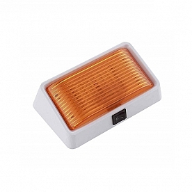 Porch Light 96-150 Lumens Cool White LED Clear and Amber Lens