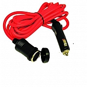 Prime Products, Cigarette Lighter Extension Cord, 10' Length, 5 Amp Black