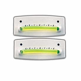 Prime Products Graduated RV Level White Plastic - Set of 2 - 28-0166