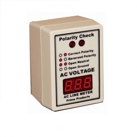 Prime Products Line Voltage Monitor 110 Volt To 130 Volt Digital Display 12-4058 
