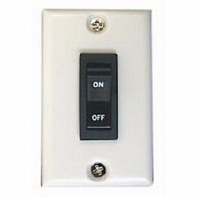 Prime Products Multi Purpose Switch 12 Volt Black Switch, White Plate 11-0192