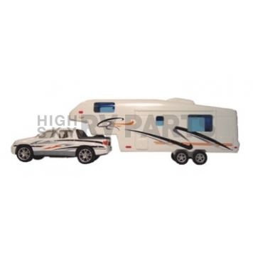 Prime Products RV Die Cast Metal And Plastic Fifth Wheel And Truck Toy Scale: 1:43 - 27-0020