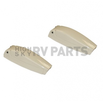 Prime Products RV Door Catch Bullet Style Colonial White - Set Of 2 - 18-5081