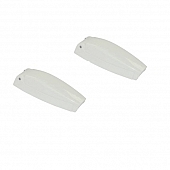 Prime Products RV Door Catch Bullet Style White - Set Of 2 - 18-5080