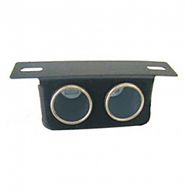 Prime Products RV Indoor Dual Receptacle 12 Volt DC Power, Black