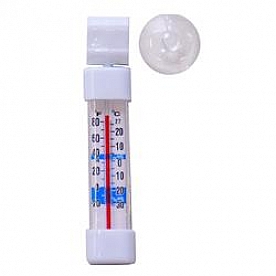 Refrigerator-Freezer Thermometer With Suction Cup