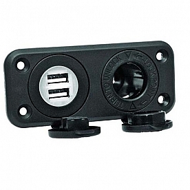 RV Receptacle Indoor Use USB Dual Receptacle