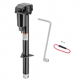 Pro Series Electric Tongue Jack 2500 Lb - Black 500198 