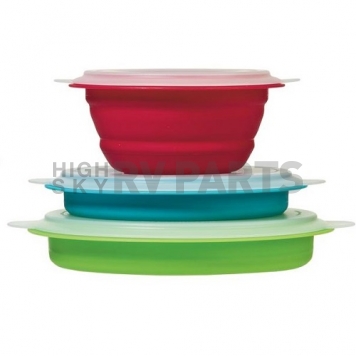 Storage Bowl Set Blue/ Green/ Red