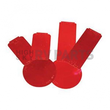 Reflector Spitfire Red Lens Without Housing Self Adhesive