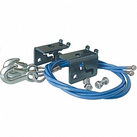 Roadmaster Trailer Safety Cable 68'' With Snap Hook With Anchor Plates - Set Of 2