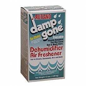Rutland Damp Gone Dehumidifier Granules in Hanging Bag, Reusable - 12 oz