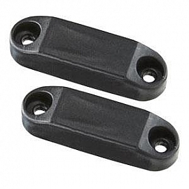 Compartment Cabinet Door Magnetic Catch Black - Set of 2