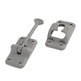 Door Catch T-Style Gray 3-1/2 inch