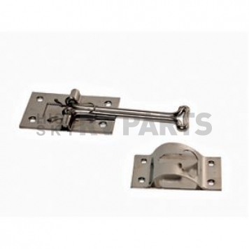 Entry door holder Finish Stainless Steel 4 inch