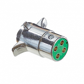 Pollak Trailer Wiring Connector Adapter 4 Round To 4 Round - P409