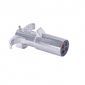 Pollak Trailer Wiring Connector Adapter 4 Round To 4 Round - P402