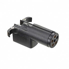 Pollak Trailer Wiring Connector Adapter 6 Pin To 4 Flat - P717