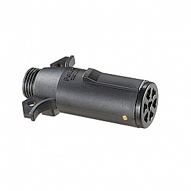 Pollak Trailer Wiring Connector Adapter 7 Way Heavy Duty Plug Nylon