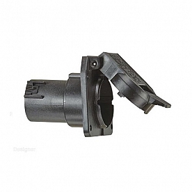 Pollak Trailer Wiring Connector Adapter - 7-Way RV OEM Style Socket - P893