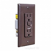 Receptacle Use With 125 Volt AC Grounded Two-Wire Branch Circuits Brown