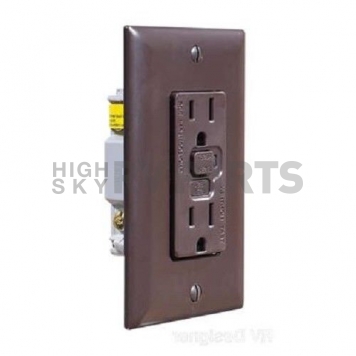 Receptacle Use With 125 Volt AC Grounded Two-Wire Branch Circuits Brown