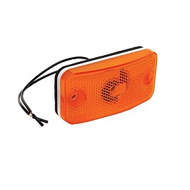 RV Designer Clearance Marker Light Incandescent Amber for Fleetwood