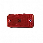 RV Designer Clearance Marker Light Incandescent Red for Fleetwood