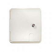 RV Designer Electrical Access Door Polar White, Lockable