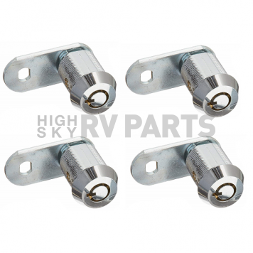 RV Designer Lock Cylinder Ace Key Cam Lock Combo 1-1/8 inch - Set Of 4
