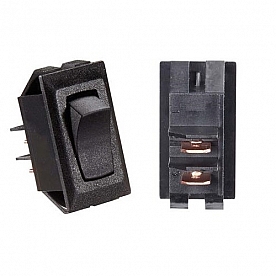 JR Products Multi Purpose Mom-On/Off Rocker Switch SPST - Brown