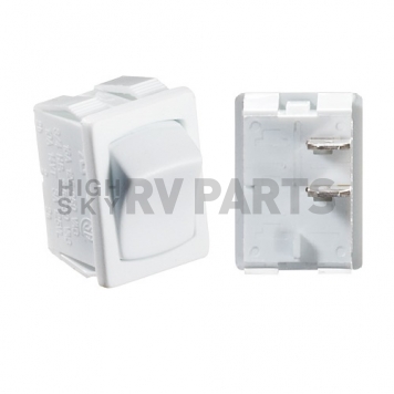 RV Designer Multi Purpose Switch, On/Off SPST, 5-10 Amp, White S435