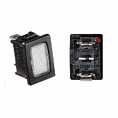 RV Designer Power Indicator Light Clear/Black Single S491