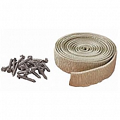 RV Designer Roof Vent Installation Kit 8' x 3/4 inch - with Tape & Screws - E451