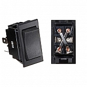 RV Designer Switch for Slide Out/ Power Sofas/ Generator - Black - S221