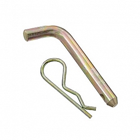 RV Designer Trailer Hitch Bent Pin 1/2 inch Diameter With Pin Clip H416 